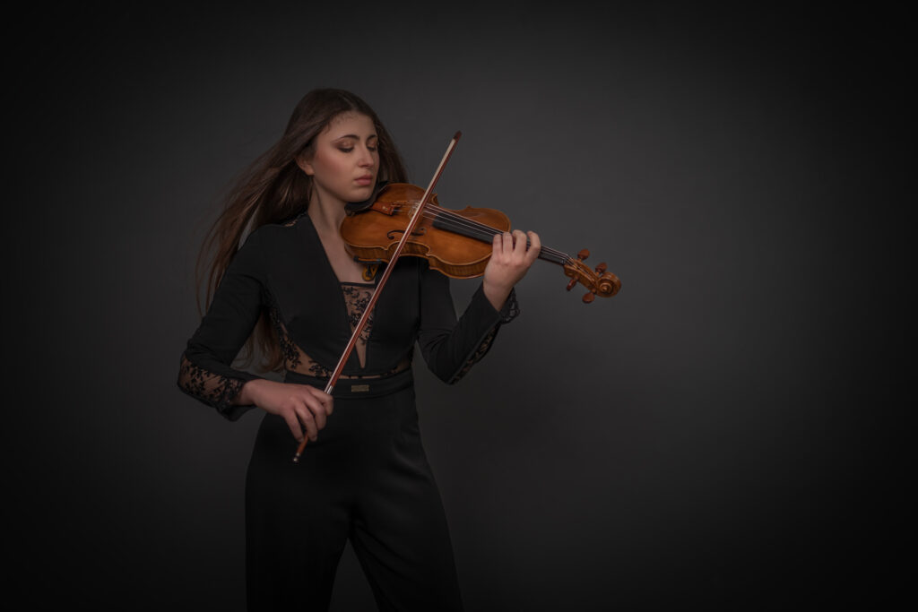 Shooting fotografico violinista
