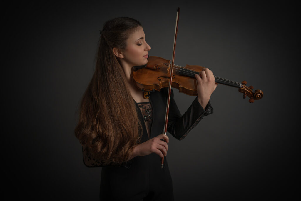 Shooting fotografico violinista