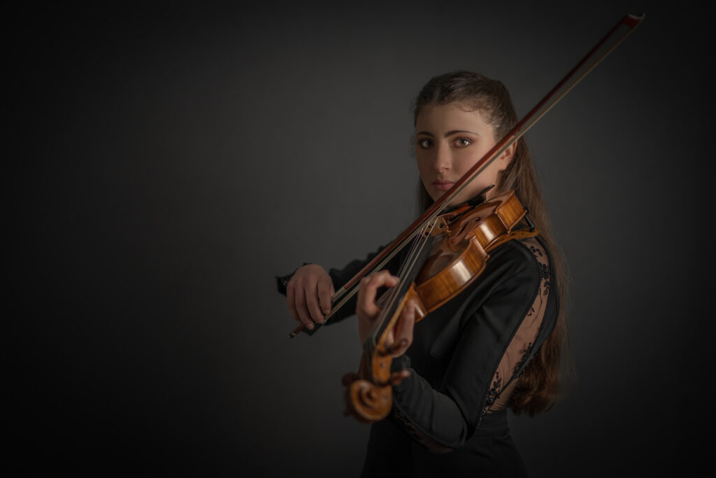 Shooting fotografico violinista