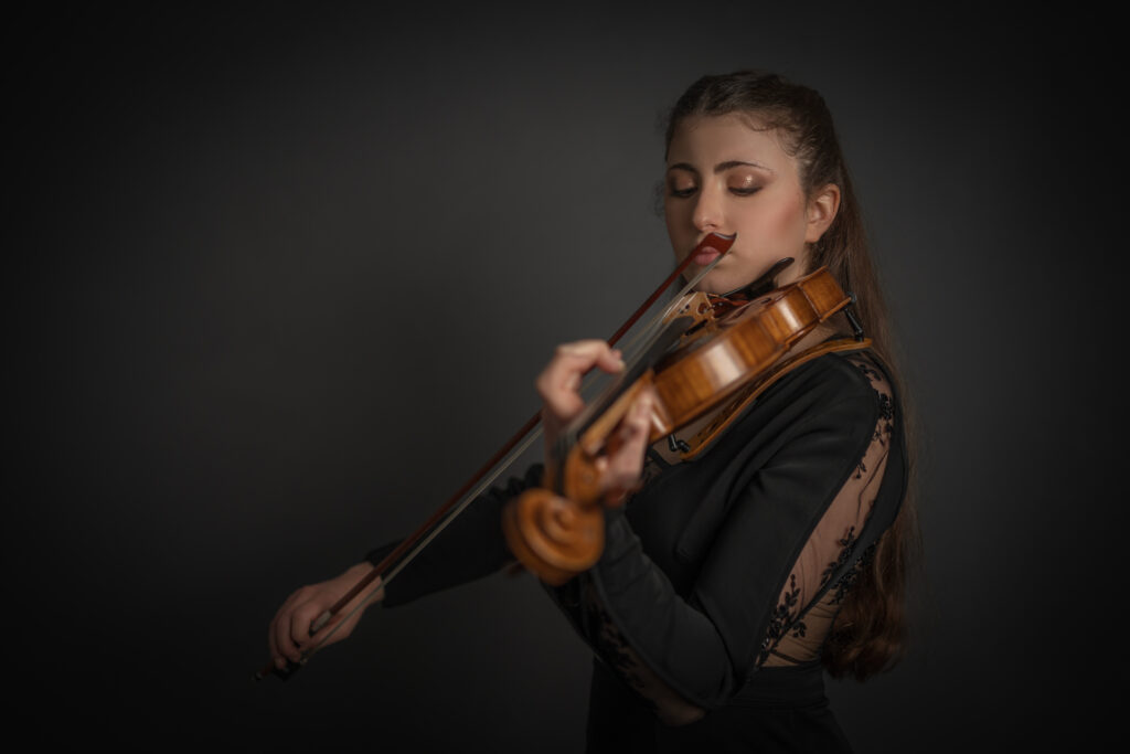 Shooting fotografico violinista