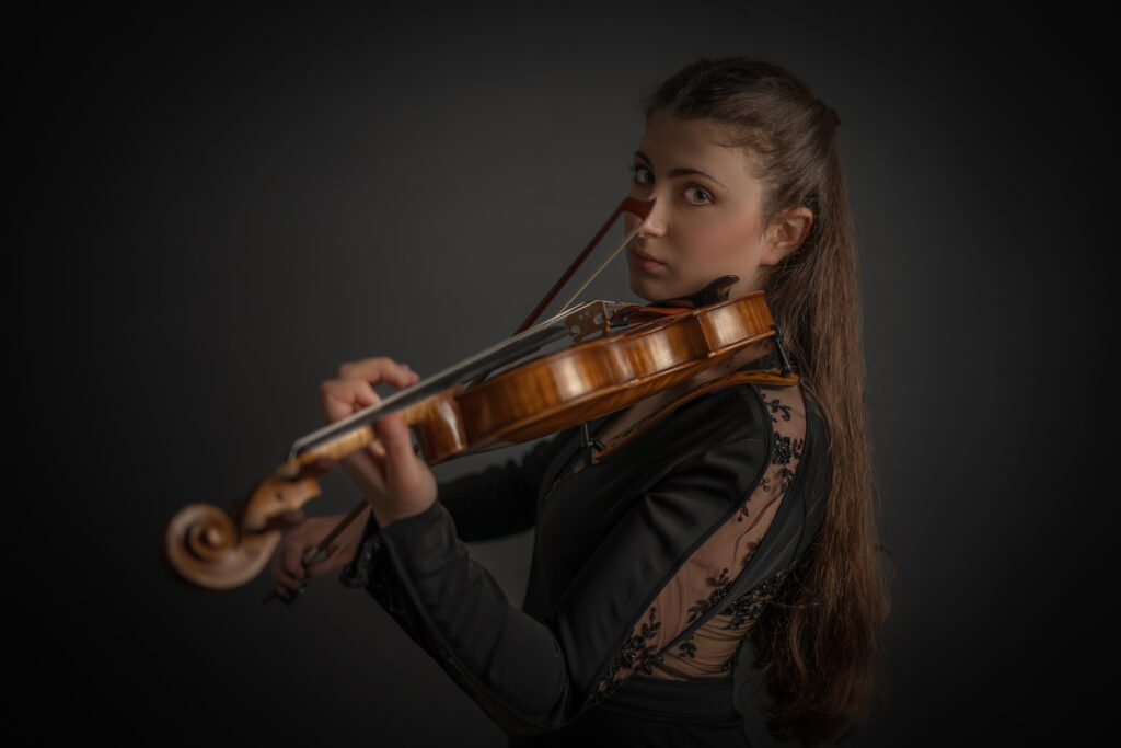 Shooting fotografico violinista
