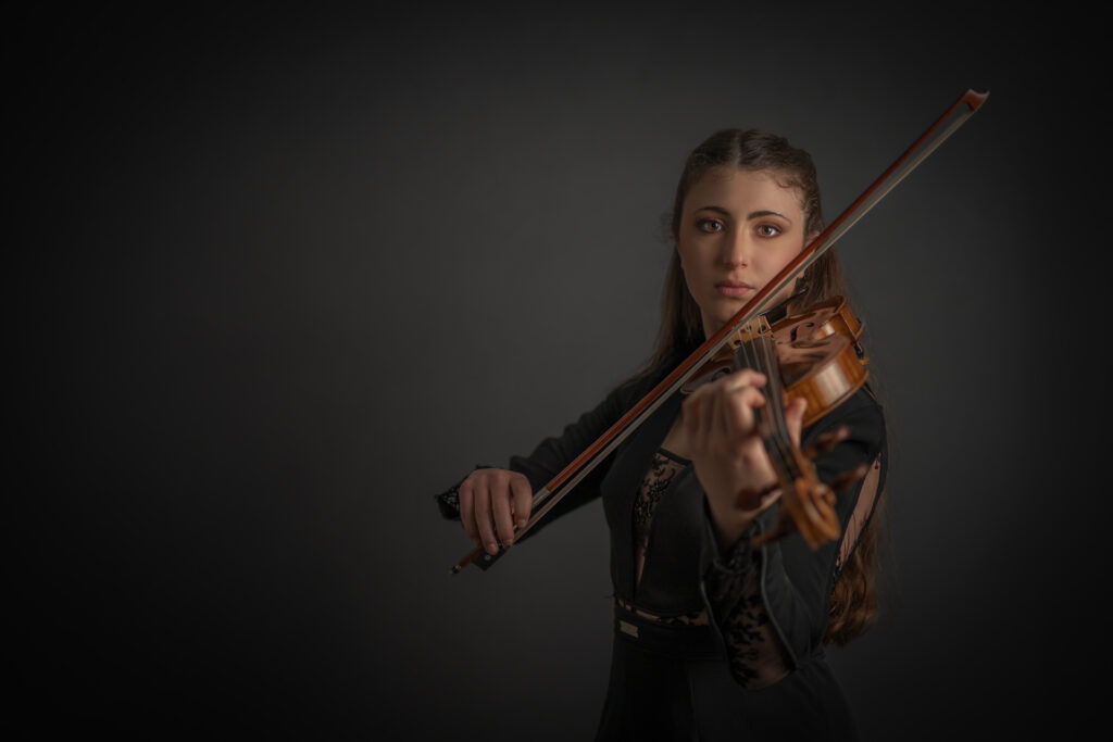 Shooting fotografico violinista