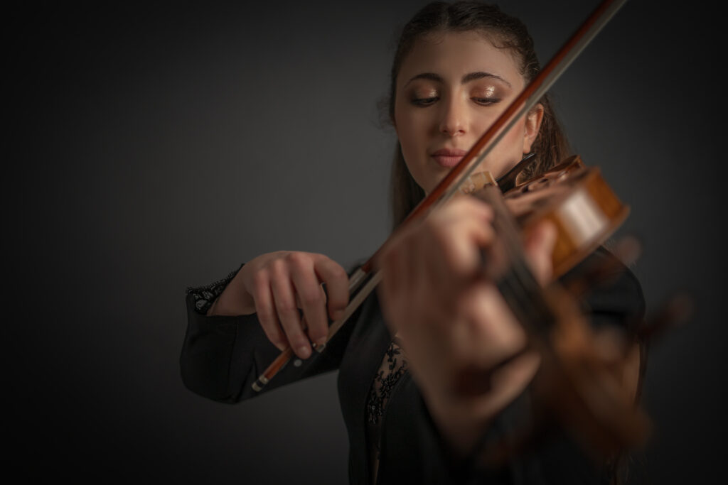 Shooting fotografico violinista