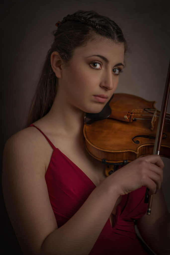 Shooting fotografico violinista