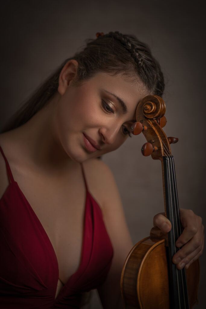 Shooting fotografico violinista