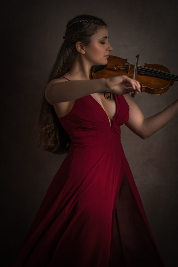Shooting fotografico violinista