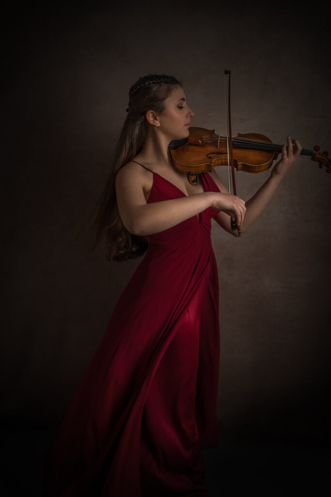 Shooting fotografico violinista